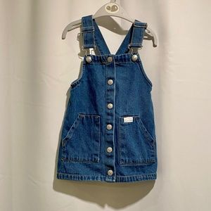 7 For All Mankind Denim Overall Dress